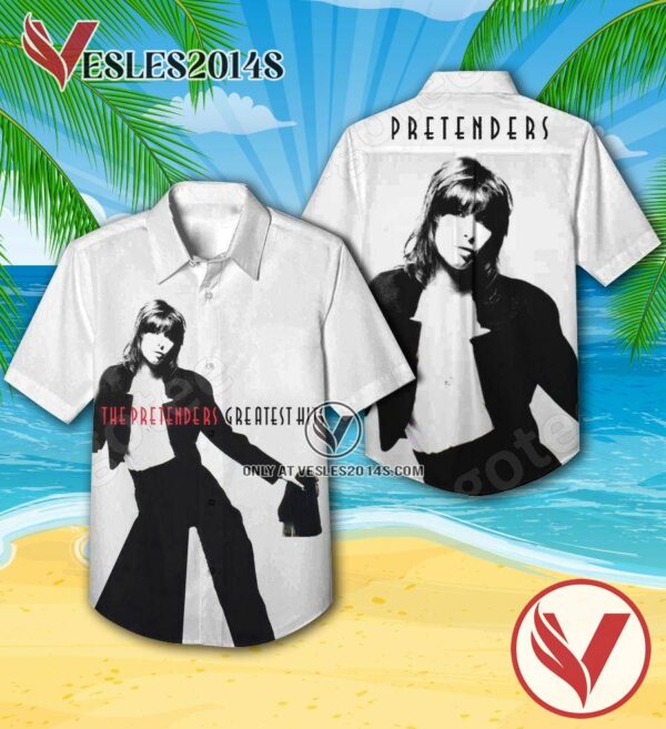 The Pretenders Greatest Hits Album Cover Hawaiian Shirt, Unique Gifts For Music Lovers - Vesles2014S