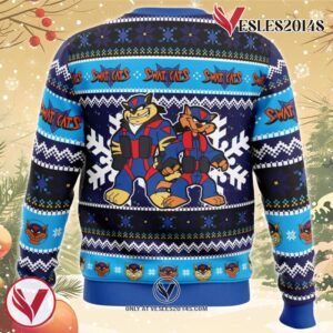 The Radical Squadron Swat Kats Ugly Christmas Sweater, Unique Christmas Gift For Fans - Vesles2014S 1