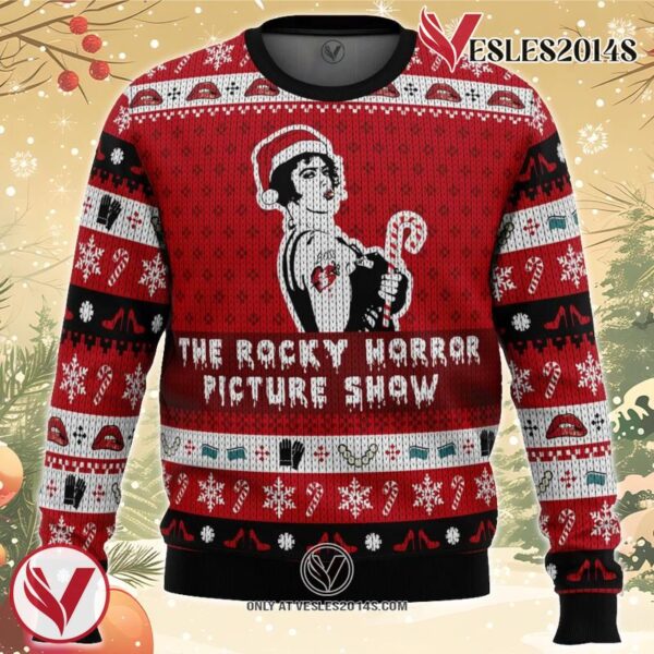 The Rocky Horror Picture Show Ugly Christmas Sweater, Unique Christmas Gift For Fans - Vesles2014S