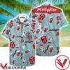 The Rolling Stones Christmas Pattern Blue Hawaiian Shirt, Unique Gifts For Friends - Vesles2014S 1