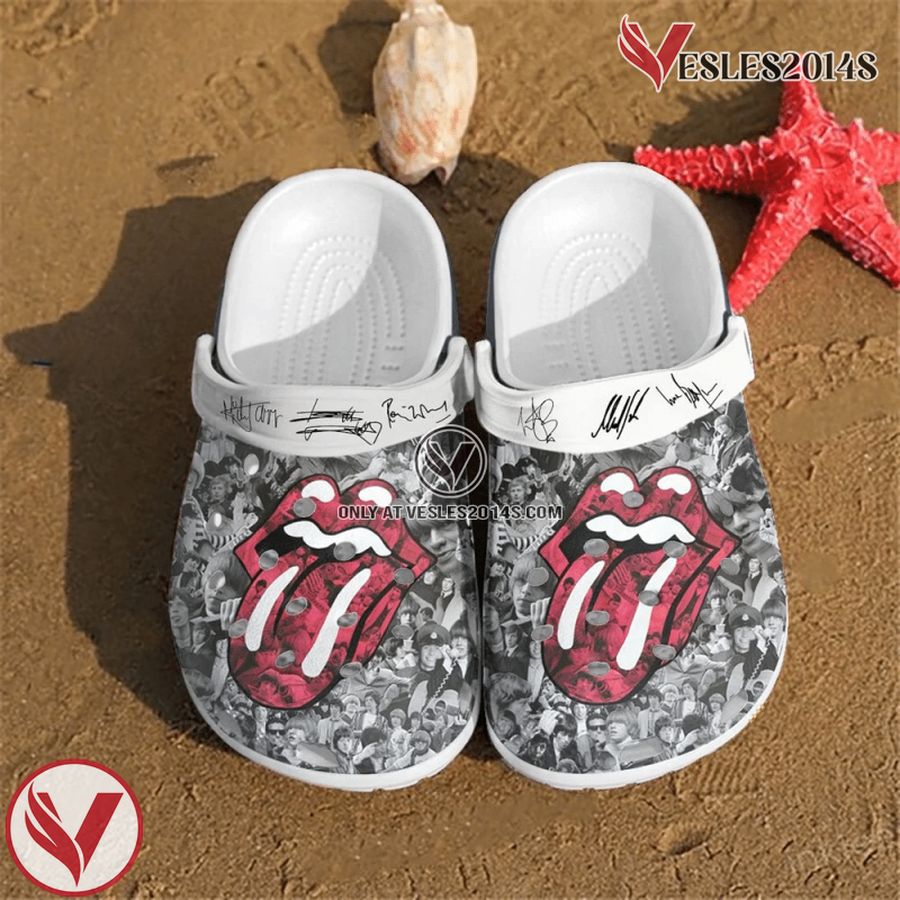 The Rolling Stones Crocs Clog Shoes, Unique Gift From  Vesles2014S