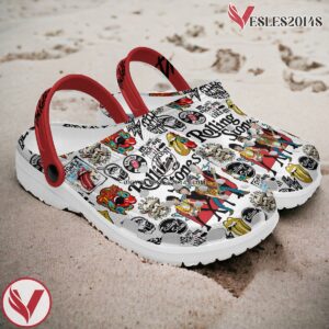 The Rolling Stones Music Crocs Crocband Clogs Shoes, Unique Gifts For Fans Style 1 - Vesles2014S 4