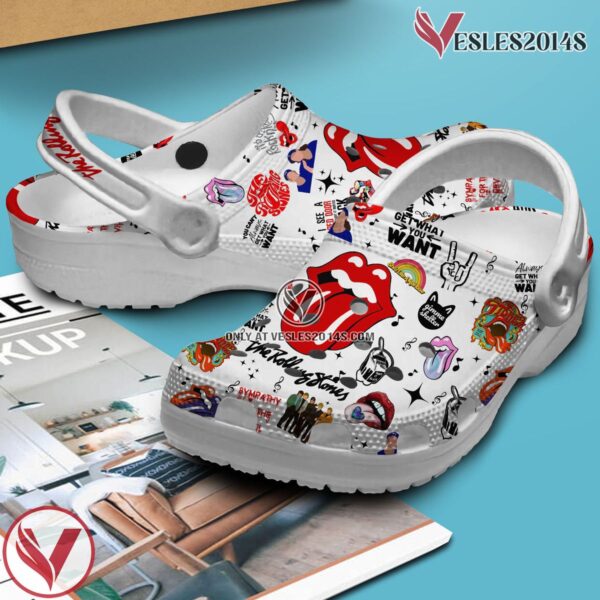 The Rolling Stones Music Crocs Crocband Clogs Shoes, Unique Gifts For Fans Style 10 - Vesles2014S 2