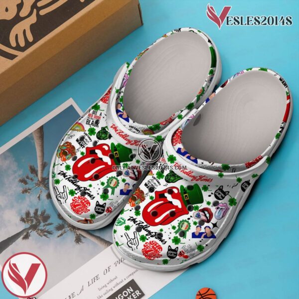 The Rolling Stones Music Crocs Crocband Clogs Shoes, Unique Gifts For Fans Style 11 - Vesles2014S 2
