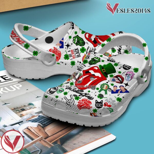 The Rolling Stones Music Crocs Crocband Clogs Shoes, Unique Gifts For Fans Style 11 - Vesles2014S 3