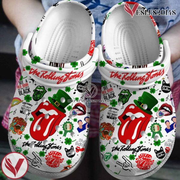 The Rolling Stones Music Crocs Crocband Clogs Shoes, Unique Gifts For Fans Style 11 - Vesles2014S