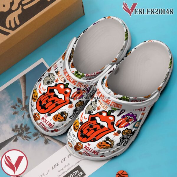 The Rolling Stones Music Crocs Crocband Clogs Shoes, Unique Gifts For Fans Style 12 - Vesles2014S 2