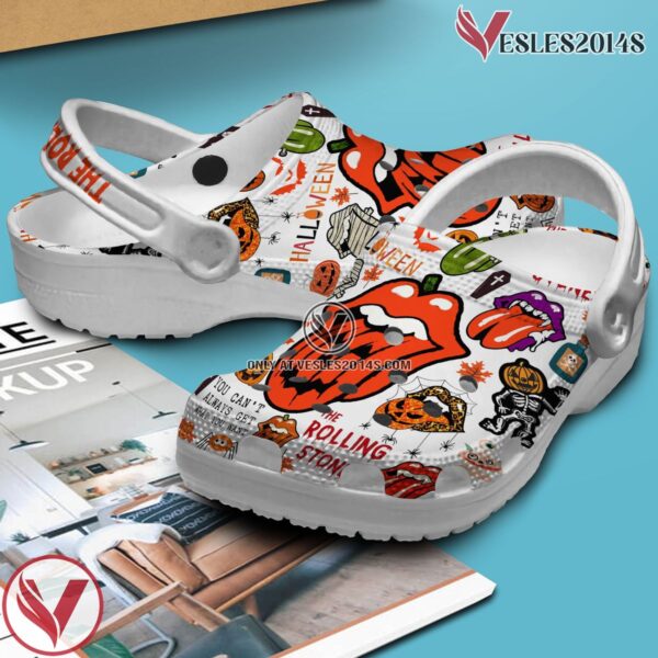 The Rolling Stones Music Crocs Crocband Clogs Shoes, Unique Gifts For Fans Style 12 - Vesles2014S 3