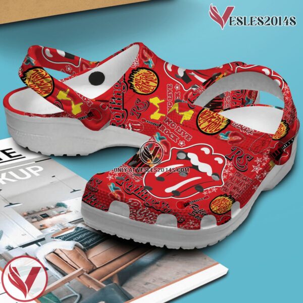 The Rolling Stones Music Crocs Crocband Clogs Shoes, Unique Gifts For Fans Style 13 - Vesles2014S 2