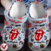 The Rolling Stones Music Crocs Crocband Clogs Shoes, Unique Gifts For Fans Style 14 - Vesles2014S