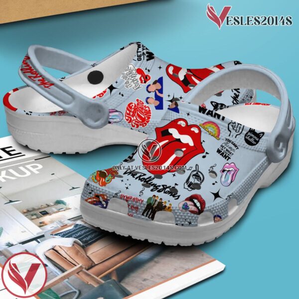 The Rolling Stones Music Crocs Crocband Clogs Shoes, Unique Gifts For Fans Style 14 - Vesles2014S 2