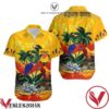The Rolling Stones Parrot Flowers Hawaiian Shirt, Unique Gifts For Friends - Vesles2014S 1
