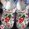 The Rollings Stones Rock Band Crocs Shoes Clogs Crocband Comfortable For Men Women, Unique Gift From Vesles2014S
