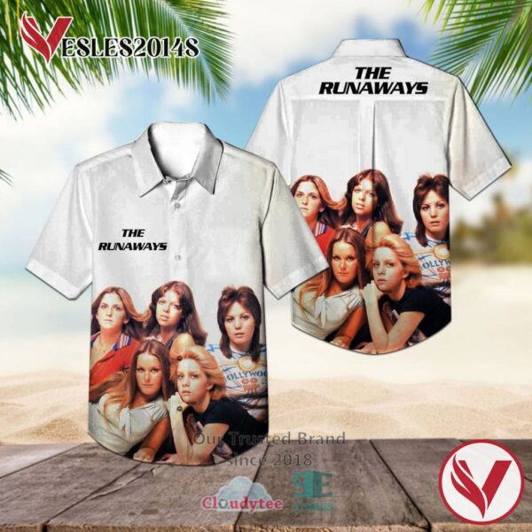 The Runaways Girl Album Hawaiian Casual Shirt, Best Gift For Music Lovers Vesles2014S