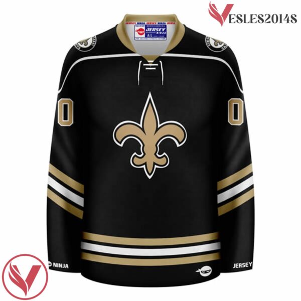 The Saint New - Orleans Football Team - Customize Black Jersey, Football Coach Gift Ideas - Vesles2014S 2