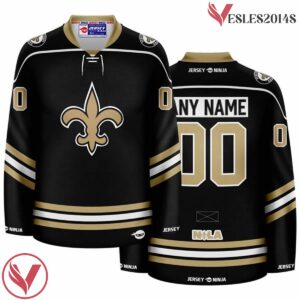 The Saint New - Orleans Football Team - Customize Black Jersey, Football Coach Gift Ideas - Vesles2014S 3