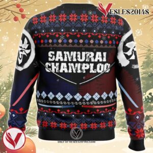 The Samurai Dou Samurai Champloo Ugly Christmas Sweater, Unique Christmas Gift For Fans - Vesles2014S 1