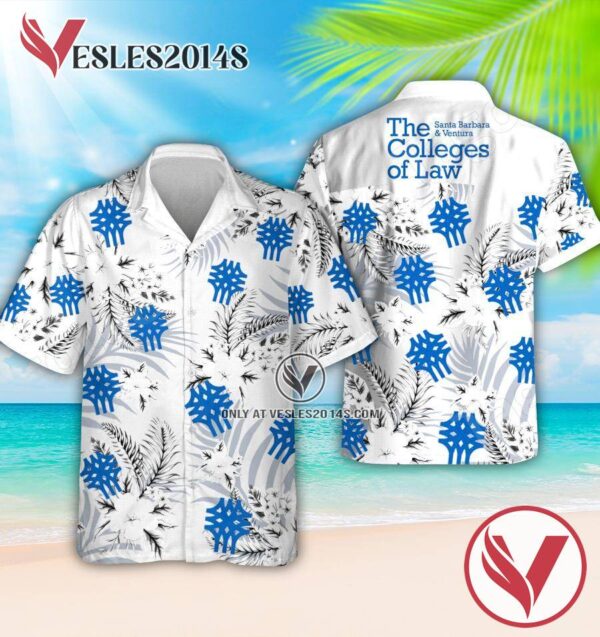 The Santa Barbara and Ventura Colleges of Law at Ventura Short Sleeve Shirt, Summer Shorts, Perfect Gifts Idea In Holiday - Vesles2014S