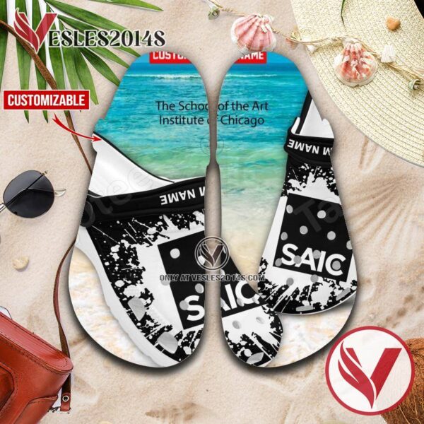 The School of the Art Institute of Chicago Crocs Classic Clogs, Unique Footwear For Fans - Vesles2014S 1