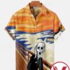The Scream Halloween Hawaiian Shirt, Unique Gifts For Friends - Vesles2014S 1
