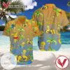 The Simpson Graphic Print Short Sleeve Hawaiian Casual Shirt Vesles2014S