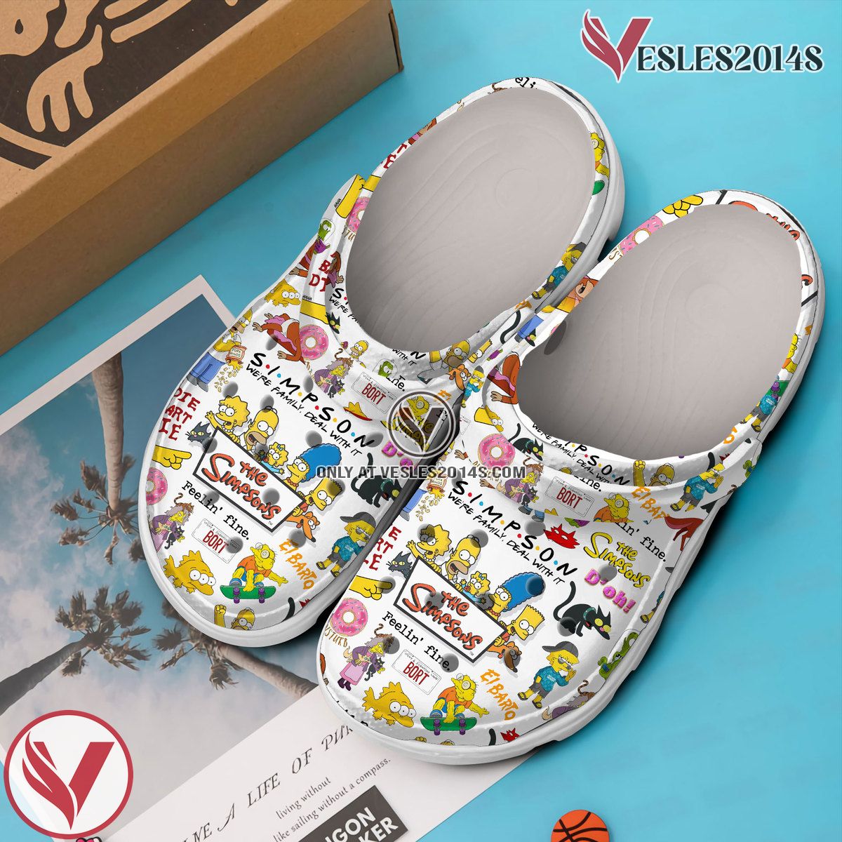 The Simpsons Cartoon Crocs Crocband Clogs Shoes Comfortable For Men Women and Kids, Unique Gift From  Vesles2014S 3