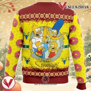 The Simpsons Ugly Christmas Sweater, Unique Christmas Gift For Fans - Vesles2014S 1