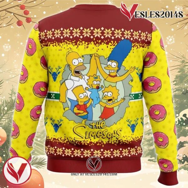 The Simpsons Ugly Christmas Sweater, Unique Christmas Gift For Fans - Vesles2014S 1