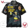 The Simpsons Welcome To The Drinks Side Hawaiian Graphic Print Short Sleeve Hawaiian Casual Shirt Vesles2014S