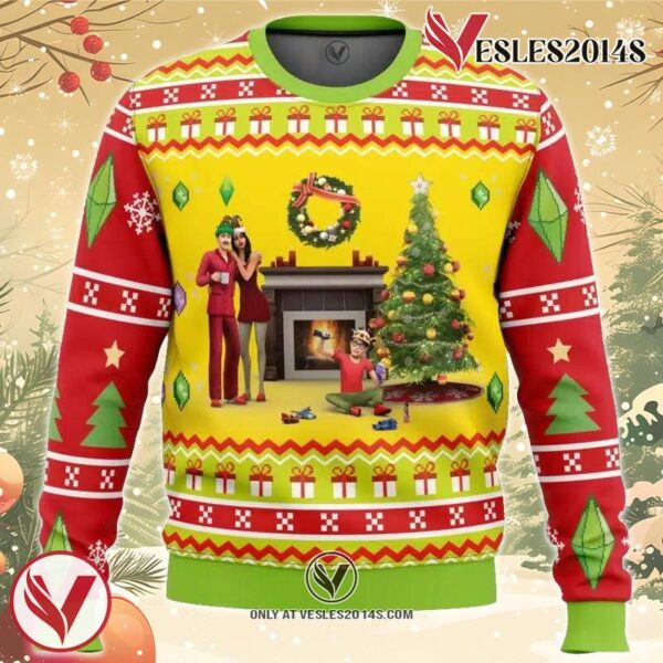 The Sims 4 Ugly Christmas Sweater, Unique Christmas Gift For Fans - Vesles2014S