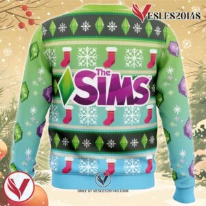 The Sims Ugly Christmas Sweater, Unique Christmas Gift For Fans - Vesles2014S 1