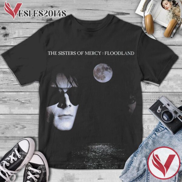 The Sisters Of Mercy Floodland Album Cover Shirt, Perfect Gifts For Music Lovers - Vesles2014S