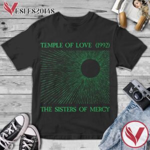 The Sisters Of Mercy Temple Of Love 1992 Album Cover Shirt, Perfect Gifts For Music Lovers - Vesles2014S