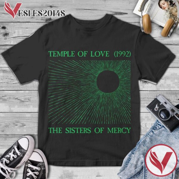 The Sisters Of Mercy Temple Of Love 1992 Album Cover Shirt, Perfect Gifts For Music Lovers - Vesles2014S