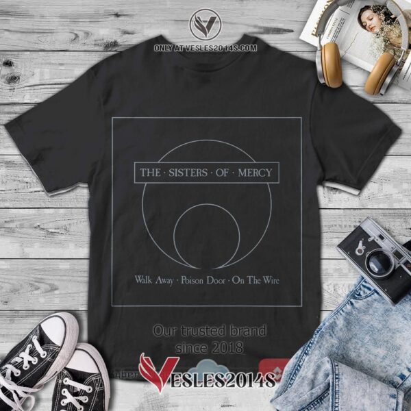 The Sisters of Mercy Walk Away Album 3D T-Shirt, Unique Gifts For Music Lovers - Vesles2014S