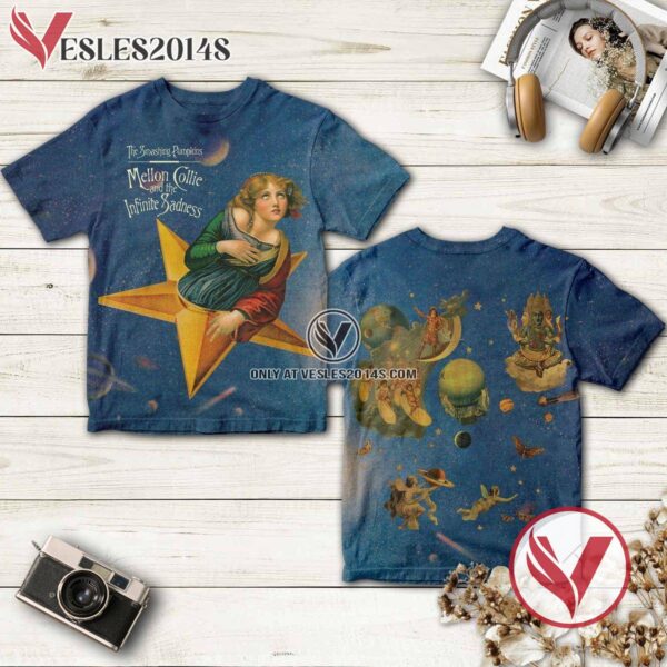 The Smashing Pumpkins Mellon Collie And The Infinite Sadness Album Cover Shirt, Unique Gifts For Music Lovers - Vesles2014S
