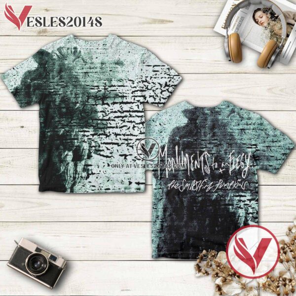 The Smashing Pumpkins Monuments To An Elegy Album Cover Shirt, Unique Gifts For Music Lovers - Vesles2014S