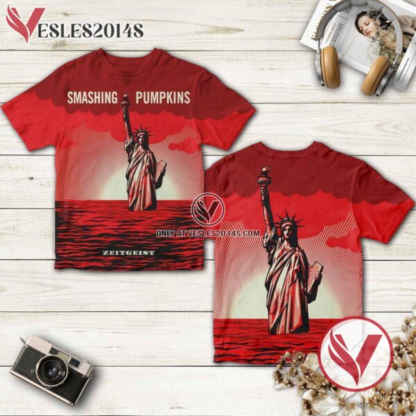 The Smashing Pumpkins Zeitgeist Album Cover Shirt, Unique Gifts For Music Lovers - Vesles2014S