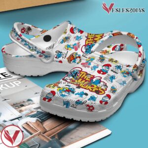 The Smurfs Cartoon Crocs Crocband Clogs Shoes Comfortable For Men Women and Kids Style 1, Unique Gift From  Vesles2014S 2
