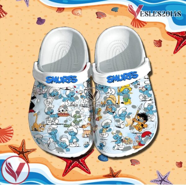 The Smurfs Crocs Clog Shoes Style 1, Unique Gift From  Vesles2014S 2