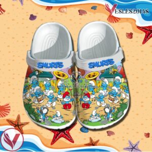 The Smurfs Crocs Clog Shoes Style 2, Unique Gift From  Vesles2014S 2