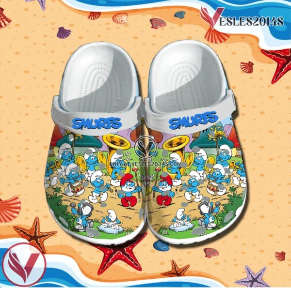 The Smurfs Crocs Clog Shoes Style 2, Unique Gift From  Vesles2014S 2