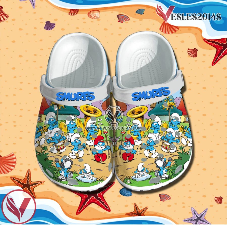 The Smurfs Crocs Clog Shoes Style 2, Unique Gift From  Vesles2014S 2