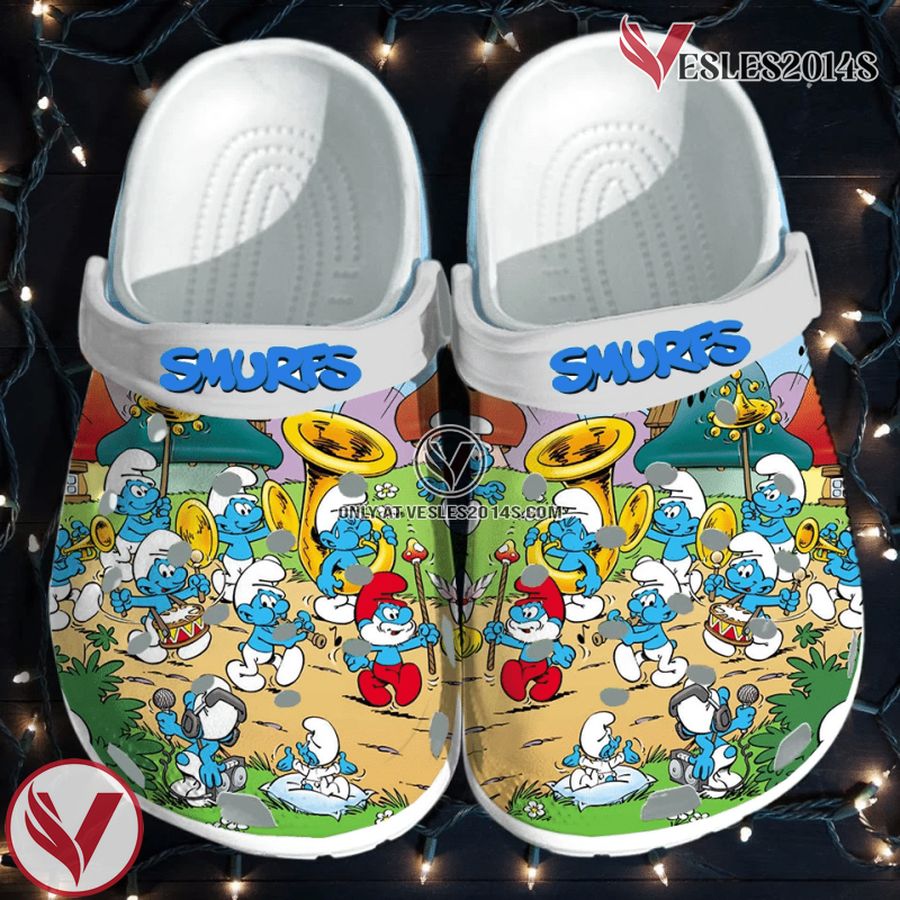 The Smurfs Crocs Clog Shoes Style 2, Unique Gift From  Vesles2014S
