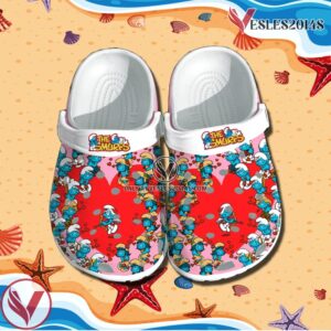 The Smurfs Crocs Clog Shoes Style 4, Unique Gift From  Vesles2014S 2