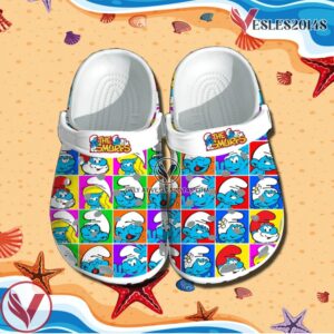 The Smurfs Crocs Clog Shoes Style 6, Unique Gift From  Vesles2014S