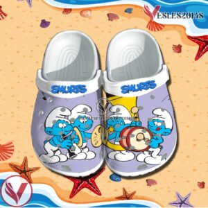 The Smurfs Crocs Clog Shoes Style 8, Unique Gift From  Vesles2014S