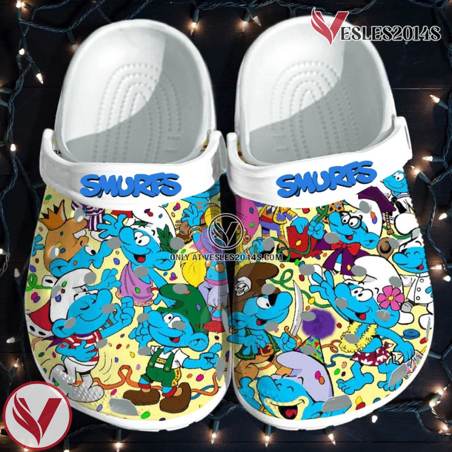 The Smurfs Crocs Clog Shoes Style 9, Unique Gift From  Vesles2014S 2