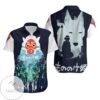 The Soul In The Forest Shishigami Deer God Princess Mononoke Hawaiian Graphic Print Short Sleeve Hawaiian Casual Shirt Vesles2014S