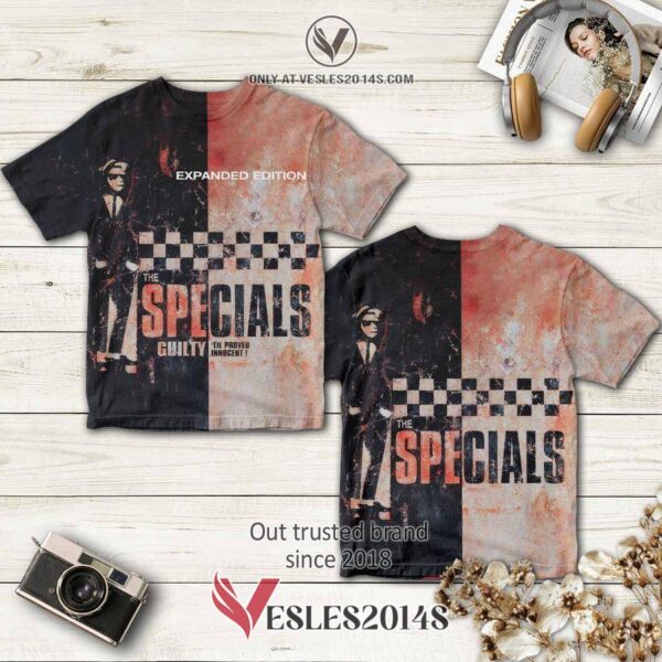 The Specials Band Guilty ‘Til Proved Innocent Album 3D T-Shirt, Perfect Gifts For Music Lovers - Vesles2014S